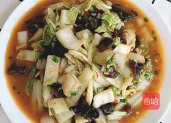 Illustration of how to make cabbage with sauce 13