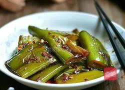 Illustration of how to make pan-fried tiger skin pepper 9