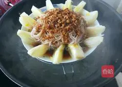 Illustration of how to make garlic vermicelli and baby cabbage 12