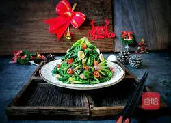 Illustration of how to make an edible Christmas tree 8