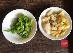 Illustration of home-cooked three delicacies 2