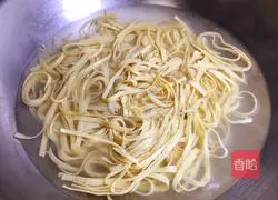 Illustration of how to make oil-dried tofu 5