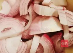 Illustration of how to make fried onions and fungus 3