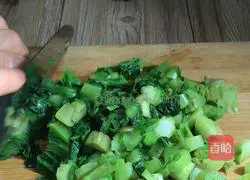 Illustration of how to make cold bitter sesame vegetables 11