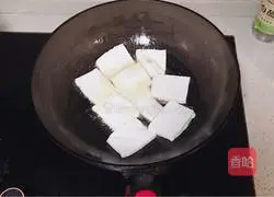 Illustration of how to make beer golden tofu 4