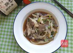 Illustration of how to make fried mushrooms with soy sauce 1