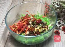 Illustration of how to make cold bitter melon 13