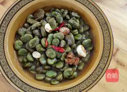 Illustration of how to make braised beans in oil 7