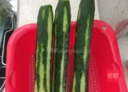 Illustration of how to make cold cucumber 2