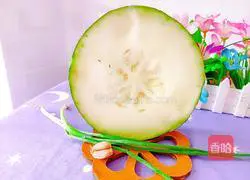 Illustration of braised winter melon 1