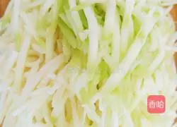 Illustration of how to make stir-fried pu melon silk 2