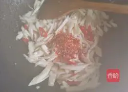 Illustration of how to make stir-fried king oyster mushrooms 8