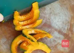 Illustration of how to make steamed pumpkin 1