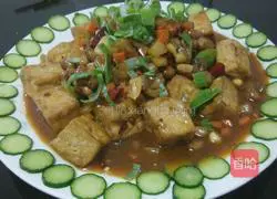 Illustration of how to make Kung Pao Tofu 14