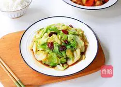 Illustration of how to make cabbage in oyster sauce 9