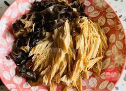 Illustration of how to mix yuba with ears 6