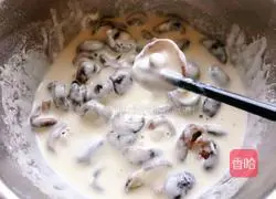 Illustration of how to make fried shiitake mushrooms 4