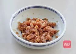 Braised minced pork and tofu recipe 1