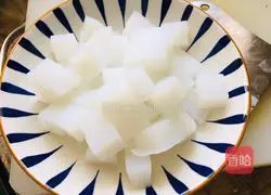 Illustration of home-style fried jelly 1