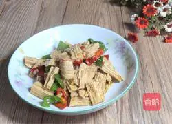 Illustration of how to stir-fry yuba with chili pepper 11