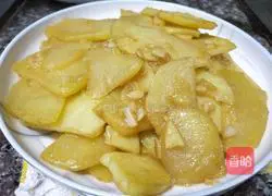 Illustration of how to make garlic-fried potatoes 6