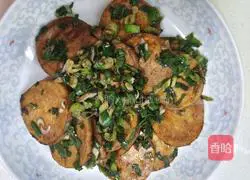 Illustration of how to make vegetarian chicken with chives 7