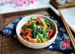 Illustration of how to stir-fry seasonal vegetables 12