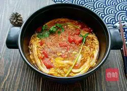 Illustration of how to make tomato vermicelli pot 13