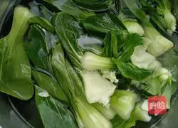 Rape stir-fry Illustration of how to make shiitake mushrooms 2