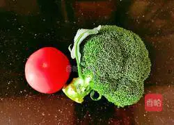 Illustration of how to make green trees and red flowers 2