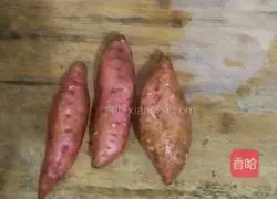 Fried sweet potato slices Illustration of how to do it 1