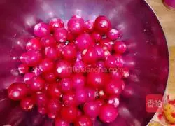Recipe for lemon pickled cherry radish 1