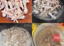 Illustration of how to make lemon-flavored chicken feet 2