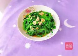 Qing Illustration of how to make stir-fried cabbage 13