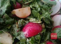 Illustration of how to make soybean paste with cherry radish 4