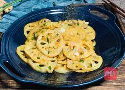 Ginger juice Illustration of how to make lotus root slices 8