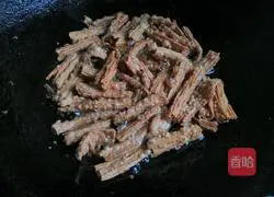 Illustration of how to cook deer tendons with green onion 4