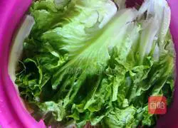Illustration of how to make lettuce in oyster sauce 1 
