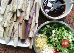 Illustration of how to make eggplant with oyster sauce 4