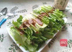 Illustration of how to make lettuce with soy sauce 8