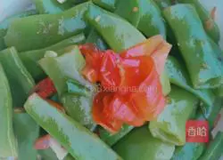 Illustration of how to make petal beans 6