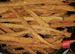 Illustration of how to stir-fry yuba 2