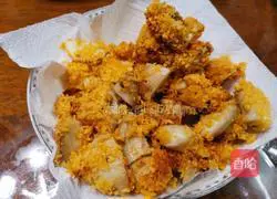 Crispy apricot abalone Mushroom recipe illustration 4