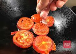 Illustration of home-style fried tomatoes 5