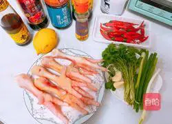 Lemon chicken feet Illustration of how to do it 1