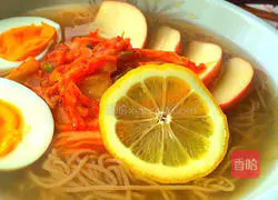 Korean cold noodles recipe 6