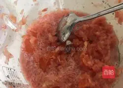 Illustration of how to make tomato braised tofu 2