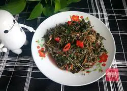 Garlic Purslane Recipe Illustration 11