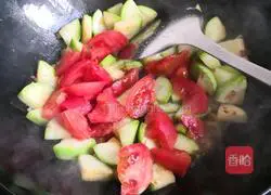 Illustration of how to make zucchini and tomatoes 6