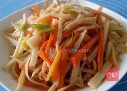 Illustration of how to make stir-fried lotus root 6